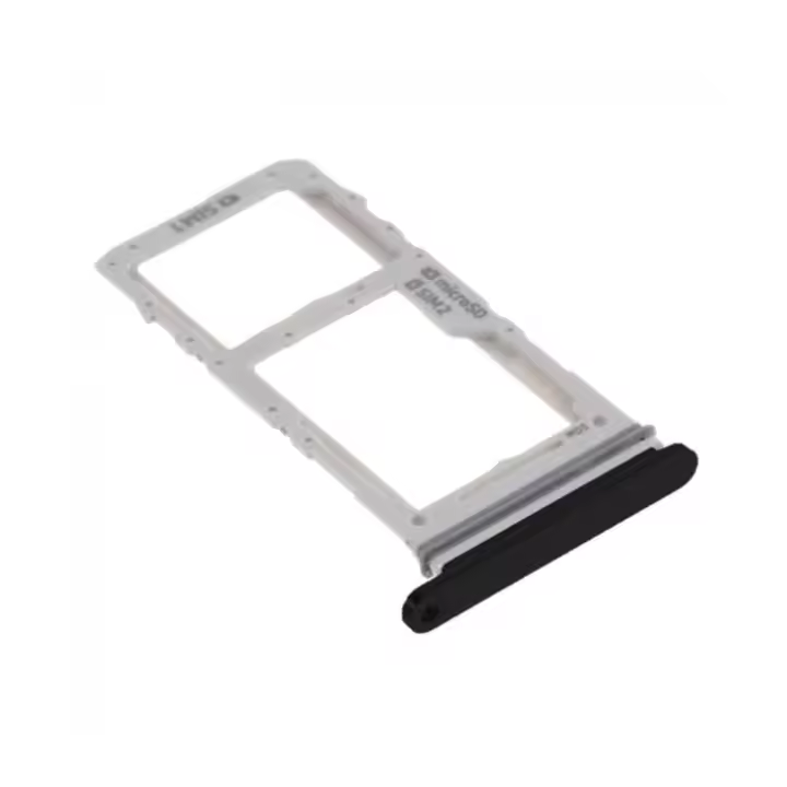 IMATICA LOS PALACIOS - Bandeja SIM para Samsung Galaxy Note 10 Plus con 2 SIM Adaptador Tarjeta - Repuesto de Bandeja Lateral en Color Negro - 1