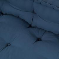 Cojín de Sofá de Pallet con Respaldo vidaXL Tela Azul - details 4
