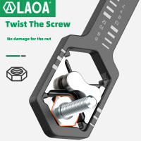 Llave De Hexágono Ajustable LAOA 14 En 1 Multifuncional Métrica/Inch Aleación De Acero Diseño De Doble Cabeza - details 6