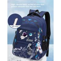 Mochila de astronauta para niños y adolescentes, mochila escolar de gran capacidad para niños, escuela primaria media, Azul, Moderno - details 1