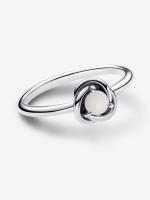 Pandora - Anillo de eternidad con Piedra natal de Junio-Plata de Lei - details 2
