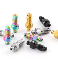 MUQZI Par De Caliperos De Bicicleta De Aluminio Para MTB Con Tornillos De Sangrado En Aleación De Titanio Piezas Para Freno Hidráulico XT XTR SLX - details 4
