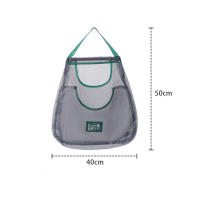 Bolsa De Almacenamiento Reutilizable Para Cocina Malla Colgante Para Frutas Verduras Ajo Patatas Cebollas Estilo Moderno Material No Tejido - details 14