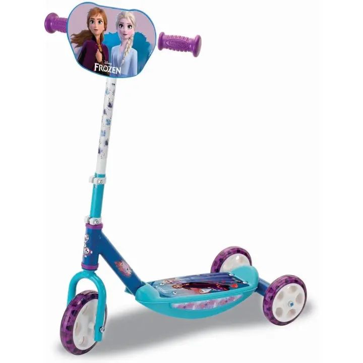 Patinete 3 Ruedas Metálico Frozen 2 - Ruedas silenciosas - Adecuado a partir de 3 años - Smoby - 1