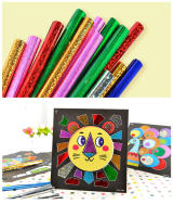 15pcs/20pcs Pegatinas Mágicas Brillantes Para Niños DIY Adhesivo Colorido De Artesanía Manual Creación De Arte Y Regalo Para Niños - details 3
