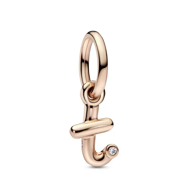 Pandora  Charm Colgante Letra Minúscula T 782469C01 , para Mujer - 1