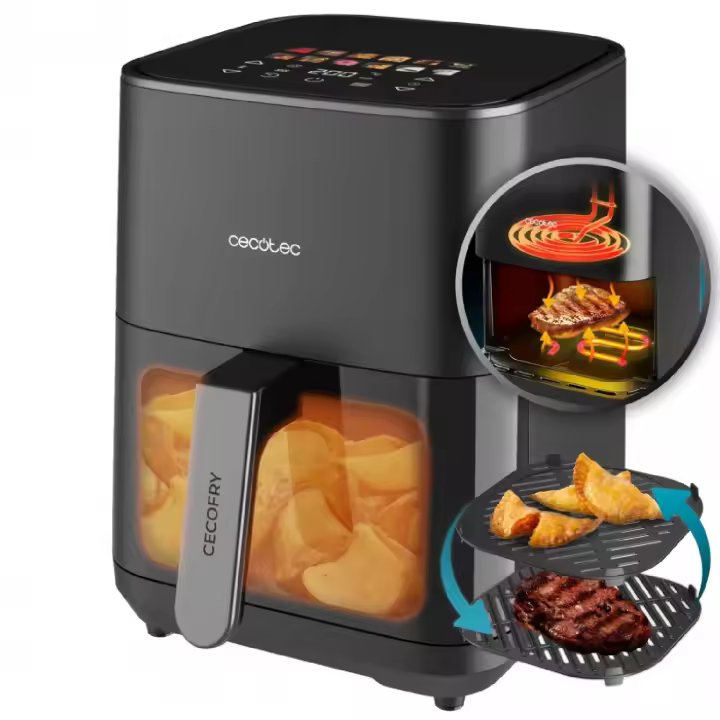 Cecotec Freidora sin aceite Cecofry&Grill Duoheat 4000 - 1