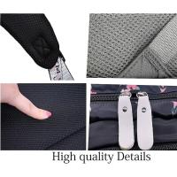 Mochipa Escolar para Mujer (negra) -Mochipa de alta calidad para estudio y viaje, ideal para Mujeres jóvenes y adultas, color Negro (Las bolas de pelo se Dan al azar.) - details 3