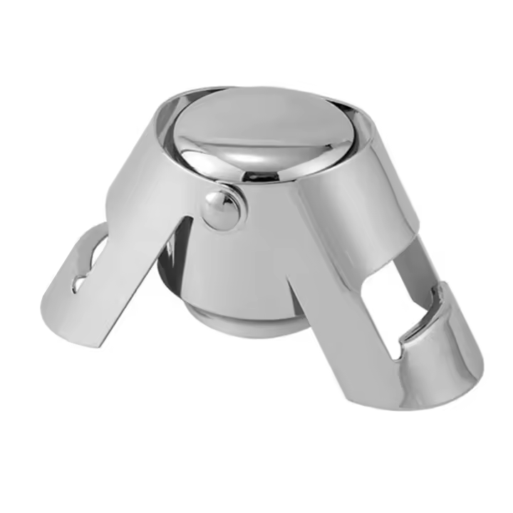 Tapa De Champagne En Acero Inoxidable Con Bomba De Presión Integrada Para Vino Espumoso Eco-amigable Barra Herramientas - 1
