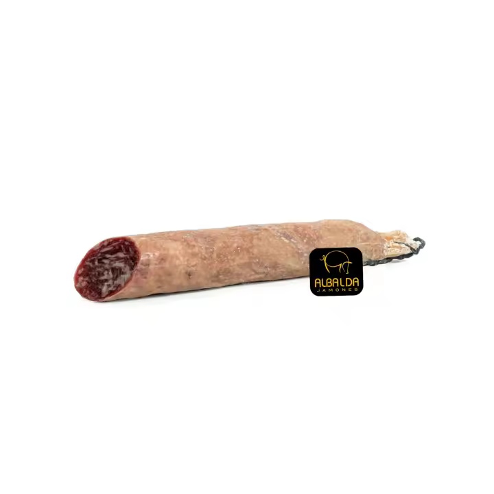 Salchichón ibérico de Bellota ALBALDA JAMONES Auténtico sabor y calidad directo a tu mesa - 1