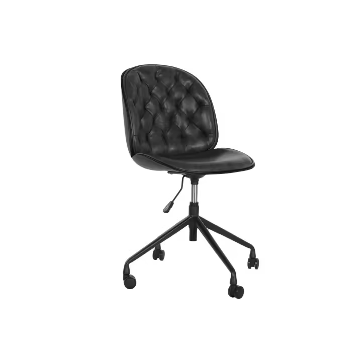 SILLA PP METAL 47,5X57,5X83 89 RUEDAS NEGRO FIJALO MB205800 - 1