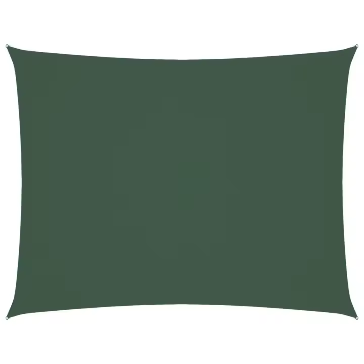 Toldo de Vela Lona Oxford rectangular verde oscuro 4x5m - 1