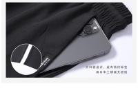 Pantalones De Deporte De Algodón Para Hombre Ajustados Para Gimnasio Y Workout Con Cierre Elástico Para Primavera Y Verano - details 6