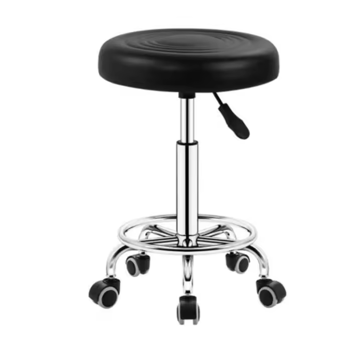 TABURETE , elevador de escritorio frontal con taburete alto, silla giratorio patas de con rueda de estilo nordic,Silla giratoria de Bar alta ajustable,  bar oficina hogar 45-57cm - 1