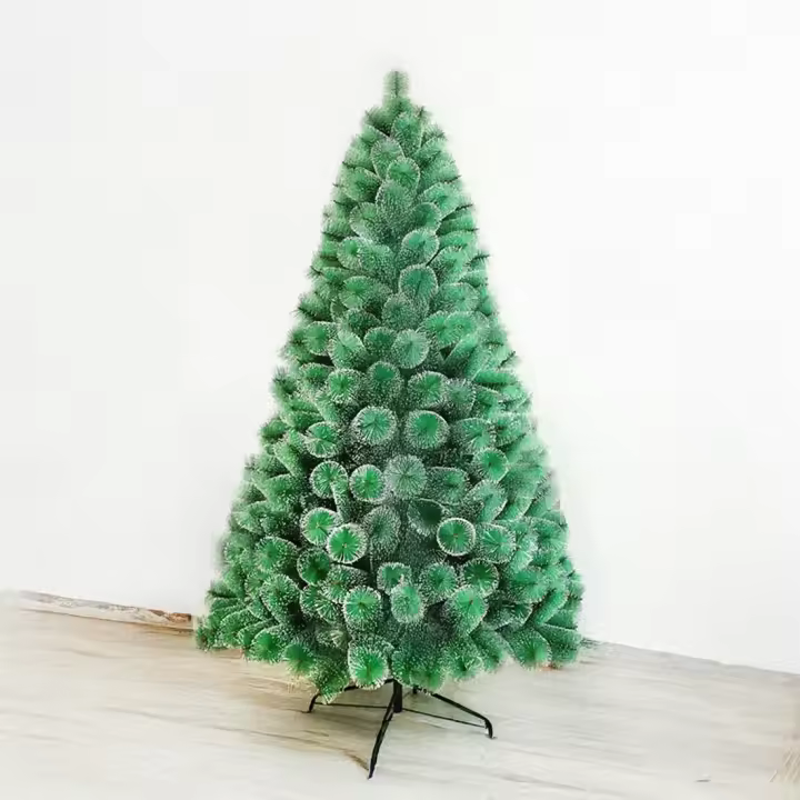 PANDA HOME Árbol de Navidad con Base Metálica - Tamaños 60-240 cm - Verde, Blanco, Nevado, Fruto Rojo, Rosa Classic, Pino Nieve - 1