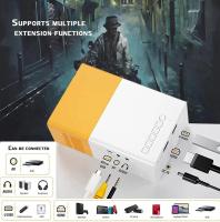 YG300 Proyector Portátil HD 1080P 800 Lumen Enfoque Manual WiFi Bluetooth Cine En Casa Exterior Video LED Proyector - details 2