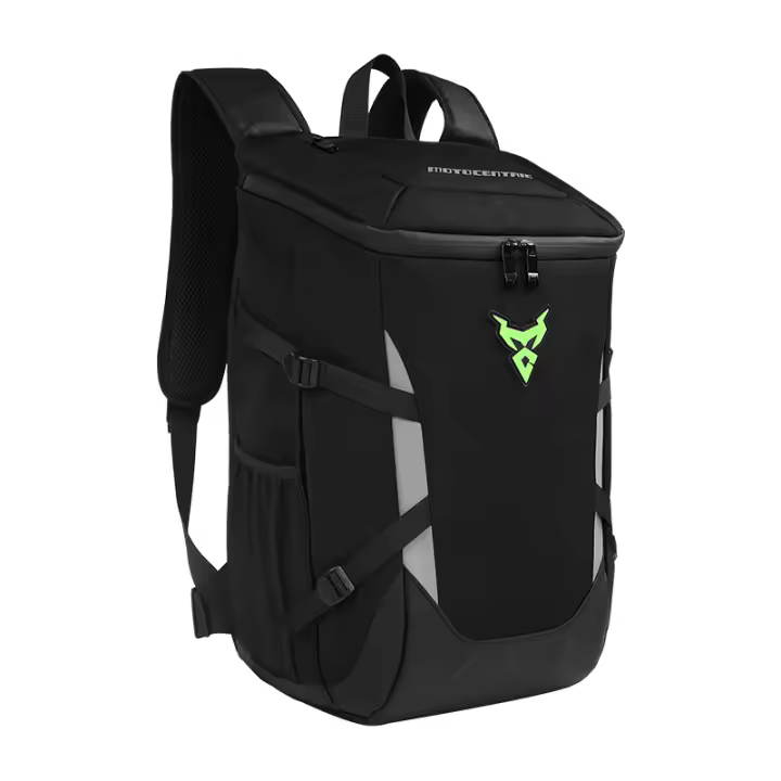 MOTOCENTRIC Mochila De Motocicleta 28L Impermeable Para Deportes Al Aire Libre Y Viajes De Negocios Con Capacidad Grande Para Casco Y Laptop - 1