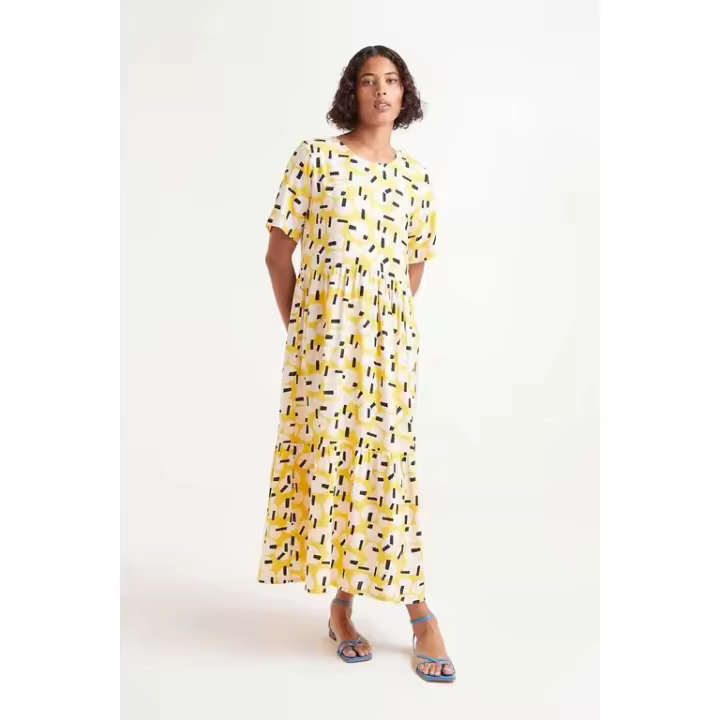 Vestido midi geométrico Onigiri, Compañía Fantástica - 1