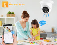 Cámara IP 4K 8MP Exterior POE H.265 Onvif Ángulo Amplio 2.8mm Visión Nocturna Color AI Seguridad CCTV Doméstica Vigilancia Video - details 3
