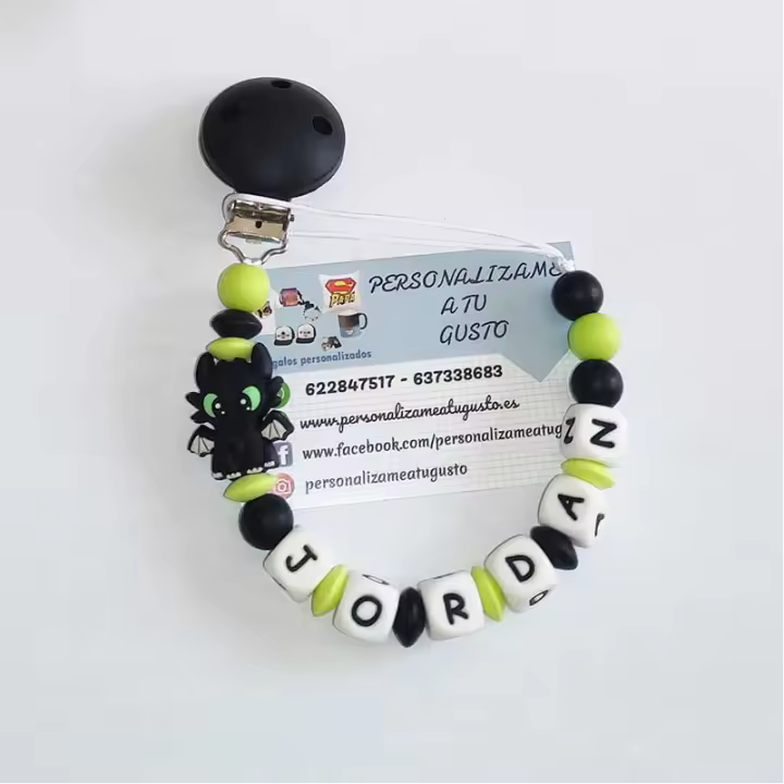 personalizameatugusto chupetero mordedor silicona alimentaria - 1