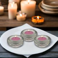 Buscodecor - Portavelas Cristal 3 Unidades + 18 Velas Aromáticas, Regalo Ideal, Aromaterapia - details 0