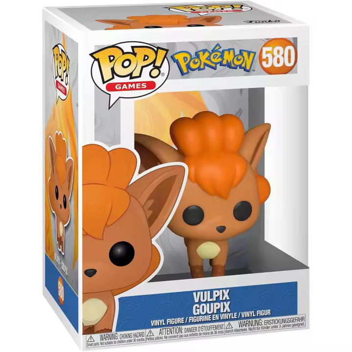 Funko Pop! 580 Games: Pokemon - Vulpix - Figura de Vinilo Coleccionable - Idea de Regalo- Mercancia Oficial - Juguetes para Niños y Adultos - Video Games Fans - Muñeco para Coleccionistas y Exposición - 1