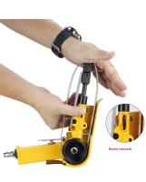 HIFESON Sándwich De Cinta Pneumático 3/8" Máquina De Pulir Para 10x330mm 20x520mm Herramienta Comercial De Fábrica - details 5