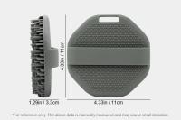 Cepillo De Baño De Silicona Suave Con Mango Ergonómico Limpieza Exfoliante Y Masaje Portátil Herramienta De Limpieza Para El Cuerpo - details 4