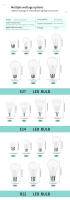 2PCS Bombilla LED E27 E14 B22 220V 3W 6W 9W 12W 15W 20W Luz Super Brillante Para Hogar Oficina Tienda Garage Almacén - details 2
