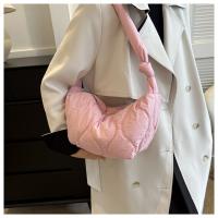 Bolso De Mano Plegable Para Mujer Con Gran Capacidad Y Cierre De Cremallera Estilo Casual Bolsa De Hombro Con Capa De Algodón Acolchado Bolsa Mensajera Moda - details 8