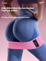 3Pcs Bandas De Resistencia De Tela Para Glúteos Y Piernas Ejercicio De Squat Y Estiramiento Adecuado Para Gimnasio Y Yoga Equipamiento De Fitness - details 0