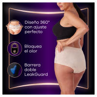 Ausonia Discreet Boutique Braguitas Para La Incontinencia Para Mujer Beige, Plus, L, 8 Braguitas, Tacto Similar A La Ropa Interior, Superabsorbente, Diseño Curvo Para Un Ajuste Ceñido. Talla L, 8 Braguitas - details 1