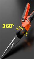 Tijeras De Jardín Multifuncionales Skeyo Con Hojas De Acero Carbono Y Mango De Goma Para Podar Arbustos Y Cortar Grama Rotación 360 Grados - details 5