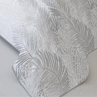 Colcha Bouti Modelo Palms Reversible Textil Blanca - details 6