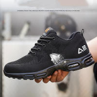 AMAWEI Zapatillas De Trabajo Para Hombre Antideslizantes Seguridad Antipinchazos Protección Respirables Ligeros Con Punta De Acero - details 8