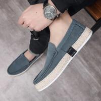 Zapatos Casuales Para Hombre Ligeros Y Transpirables Zapatillas De Caminar Antideslizantes Para Conducir Comodidad En Corduroy EVA Caña De Madera Material De Suela De Goma - details 11