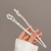 Peinadores De Cabello De Acrílico Para Mujeres Y Niñas Pinzas Para Cabello Estilo Vintage Chino Accesorio De Boda - details 2
