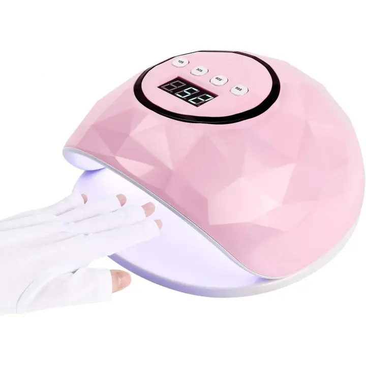 Cris Nails - Lámpara de manicura LED 86W profesional para el secado de geles y esmaltes semipermanentes - 1