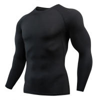 Camiseta De Running Para Hombre Camiseta De Deporte Compresión Rápida Secado Entrenamiento En El Gimnasio Jersey De Deporte - details 5