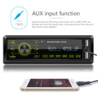 BQCC 1 Din Estéreo De Coche Con Pantalla Táctil BT MP3 Carga Rápida FM Dual USB AUX Luces Coloridas Juego Handsfree Multimedia - details 6