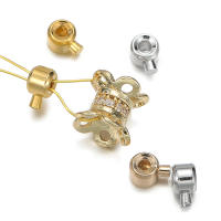 5pcs/Lote De Cuentas De Cobre Para Colgantes Y Joyería Accesorios De Cordones Terminales De Capas De Charms Para Pulseras Y Collares Herramientas De Manualidad - details 2