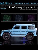Nueva Modelo De Coche De Aleación Benz G800 a Escala 1:18 Con Sonido Y Luz Juguete De Retroceso Para Niños Decoración Colección Regalo SUV Todoterreno - details 3