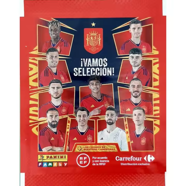 10 Sobres ¡Vamos Selección! Panini Carrefour - 1