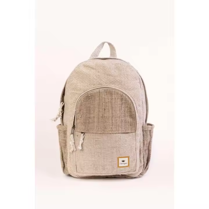 Hemper Mochila Annapurna Natural con Compartimento para Ordenadores Hecho a Mano - 1
