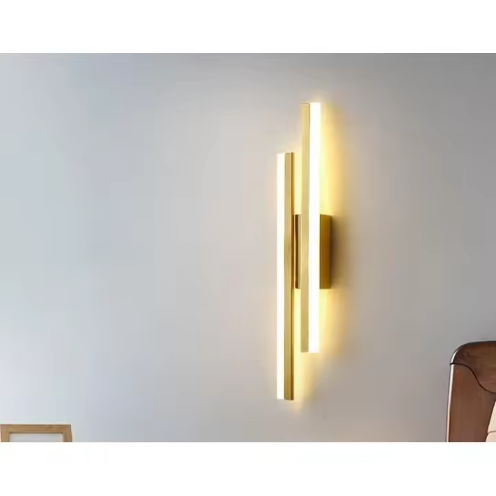 Lámpara De Pared LED Para Interior Estilo Minimalista Moderno Arce Y Acrílico Para Dormitorio Sala De Estar Pasillo Y Escalera Luz Scandinava - 1