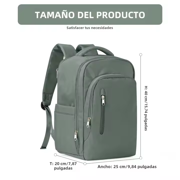 Mochila De Viaje Impermeable Para Hombres Y Mujeres Con Portátil Capacidad De 20-35 Litros Material De Nylon Bolsa De Equipaje De Cabina Ryanair Capacidad Grande Para Exteriores - 1