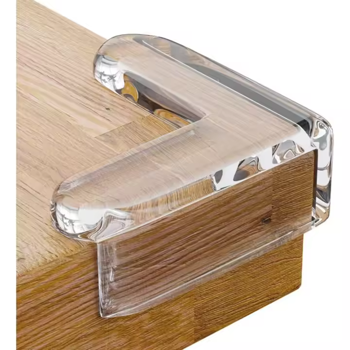 Protector de Esquina de mesa con Borde Apilado para Bebe/Protectores de Mesa de PVC para Bebe/Protector de Esquina autoadhesivo - 1