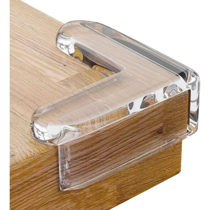 Protector de Esquina de mesa con Borde Apilado para Bebe/Protectores de Mesa de PVC para Bebe/Protector de Esquina autoadhesivo - 1
