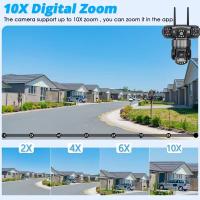 Cámara De Seguridad IP PTZ Inalámbrica 6K 12MP Trípode Exterior Con Seguimiento Automático Protección Y Vigilancia CCTV Impermeable - details 14