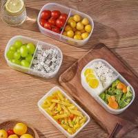 Caja De Almuerzo Portátil Para Niños Contenedor De Alimentos Y Frutas En Plástico Saludable Capacidad Para Camping Y Picnics - details 4